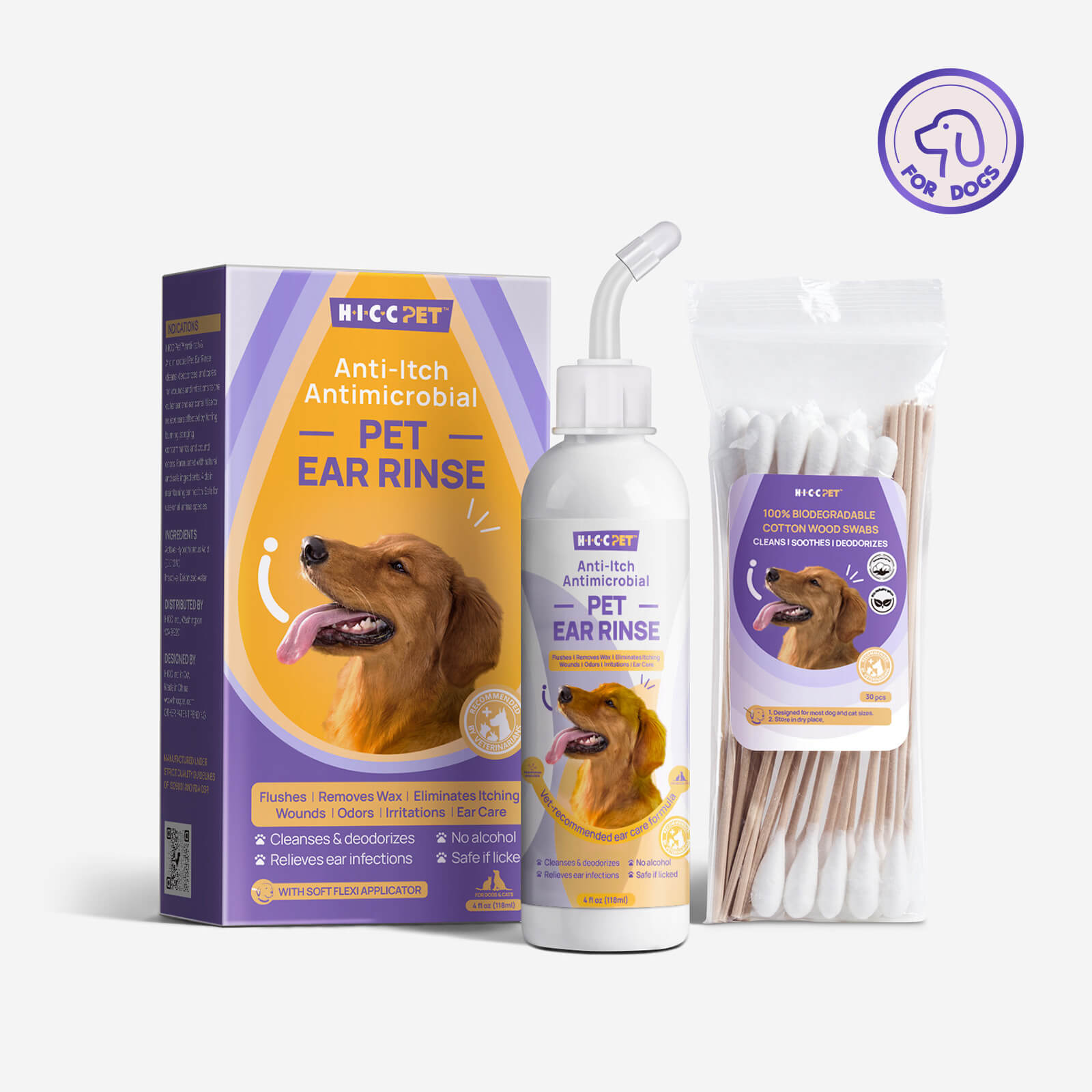 Dog Cleansing Pet Ear Rinse 4 fl oz