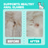 Flushable Cat Anal Gland Wipes - Set of 4